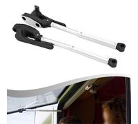 Telescopic Lid Support Strut 230mm With Safety Lock And Automatic Bounce Open Feature For RV Window Use, Aluminum Alloy Construction For Strength And Longevity