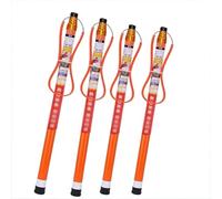 Telescopic Life-saving Pole For Swimming Pool, 4.5 5.5 6.5 10 M Water Safety Hook, For Water Rescuing Lifesaving Or Adults Kids Life Emergency Hook Extender Pole(4pcs,L 10M/33FT)
