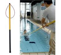 Telescopic Lifesaving Hooks for Pool Rescue, 5.5m Fiberglass Safety Pole, Lightweight Emergency Equipment for Beach, Water Park, Drowning Prevention