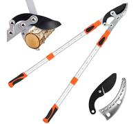 Telescopic Loppers, 70-95 cm Loppers for Gardening Heavy Duty, Tree Lopper | Extendable Aluminium Handle Garden Lopper with Alloy Cutting Blade | Max 6cm Thick Branch Cutting | Labor Saving Tree Pruner