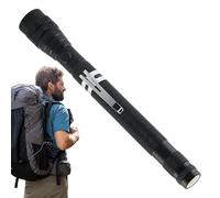 Telescopic Magnet - 2.2x17.1Cm Magnetic Pickup Tool, Aluminum Alloy 360° Inspection Mirrors & Flashlight - Extendable Pick Up Tool For Picking Small Parts Metal Objects, Screws, Nuts