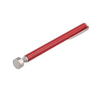 Telescopic Magnetic Pick Up Tool Stainless Steel Retractable Grabber Wand with LED Light for Nails Screws Automotive Repair 19-69cm(5LB Red)