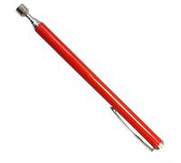 Telescopic Magnetic Pickup Gadget Stainless Steel Extendable Magnet Retrieving Rod for Picking Up Screws Nails Plus Small Metal Objects in Hard to Reach Areas（2Lb Red）