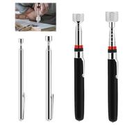 Telescopic Magnetic Pickup Tool,Pack of 4 Telescopic Magnet,Extendable Magnetic Pickup Tool,Magnetic Pickup Tool for Toolmakers,Machinists,Inspectors and Mechanics (1.5lb 3lb 10lb 15lb)