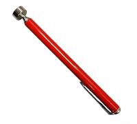 Telescopic Magnetic Pickup Tool with Powerful Suction, Stainless Steel Extendable Rod for Retrieving Metal Objects, Paper Clips, Screws and Staples in Hard-to-Reach Areas（5LB RED）