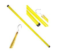Telescopic Measuring Pole, Epoxy Resin Height Rod with Hook for Power Line Inspection, Utility Surveys, Tree Measurement and Infrastructure Assessment(10M)