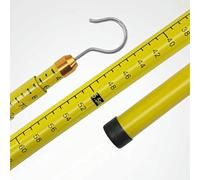Telescopic Measuring Rod, Insulated for Live Power Lines, Lightweight with Carrying Bag for Lineman Work