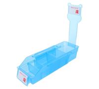 Telescopic Medicine Storage Box with Adjustable Dividers for Clinic Use | Plastic Blue Multi Compartment Layout, Fits Syrup Bottles and Infusion Supplies, for Nurses and Caregivers