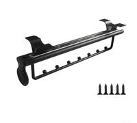 Telescopic Metal Rail for Wardrobe with Simple Mounting Process Using Provided Screws for Fast Setup Experience (400mm)