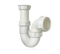 Telescopic P Trap, 40mm (1.1/2") Multi-fit Sink Waste Kit, Telescopic Sink Trap Adjustable Swivel P Traps Kitchen Sinks Pipe Fittings with 75mm Water Seal for Bathroom Sinks