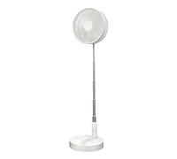 Telescopic Pedestal Fan USB Rechargeable Adjustable Personal Standing Fan 5-24 Run For Time For Fishing Camping Dorm Portable Pedestal Fan Rechargeable Stretchable Rotatable 5-24 Run Time