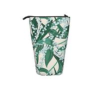 Telescopic Pencil Case Lily of The Valley Standing Pencil Pouch Cosmetic Bag Makeup Pouch Pencil Bag