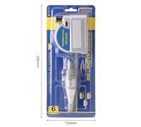 Telescopic Plumb Bob 6m Measuring Line with Magnetic Base for Precision Vertical Alignment, Surveying Equipment and Construction Plumb Line, Durable Steel Building Site Tool