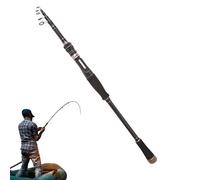 Telescopic Pole - Lightweight Carbon Fiber Casting for Bass, Trout, Catfish | Compact Folding Surf Rod for Water Travel and Rotating Bait Tackle for the