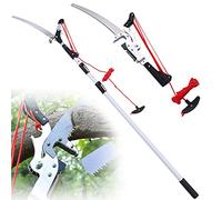 Telescopic Pole Saw, Heavy Duty Extendable Tree Pruner for Trimming Branches and Leaves, 9.8FT to 19.6FT Adjustable Length, Professional Tree Cutting Tool