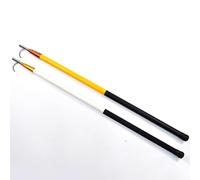 Telescopic Pool Pole, Durable Fiberglass with Stainless Steel Hooks, Professional Water Rescue and Salvage Tool