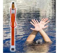 Telescopic Pool Rescue Hook, High Visibility Lifesaving Equipment for Water Safety, Professional Boat Rescue Pole for Pools & Water Parks