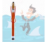 Telescopic Pool Rescue Hook with Fiberglass Pole and Night Luminous Reflective Design, Emergency Life-Saving Equipment for Water Safety