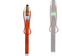 Telescopic Pool Rescue Hook with Fiberglass Pole Emergency Lifesaving Equipment for Drowning Victims Perfect for Pools and Water Safety