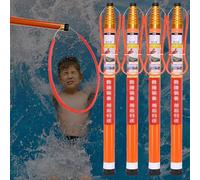 Telescopic Pool Rescue Hook with Pole - 18FT Fiberglass Lifesaving Stick for Drowning Emergency - 5 Pack Pool Safety Equipment for Swimming Pool Rescue