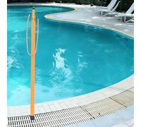 Telescopic Pool Rescue Hook With Pole, Adjustable Pool Pole, Fibreglass Safety Hook Pools, Specialised Emergency Rescue Equipment For Drowning Victims(4.5m(14.8ft))