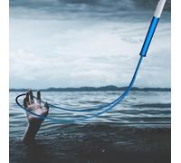 Telescopic Pool Rescue Hook with Rope - Lightweight Emergency Life Saver, Drowning Prevention Tool for Lifeguards, Home Pools, and Water Safety