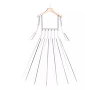 Telescopic Poseable Mannequin Form with Shoulder Grooves, 360° Rotatable Hook for Photography Studio, Boutique Display, Coat Rack