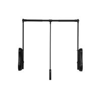 Telescopic Pull-Down Clothes Rail, Hydraulic Wardrobe Lift Rack, Automatic Reset, 20kg Capacity, Adjustable 65-85cm, Space-Saving Slide Rail for Easy Access