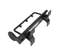 Telescopic Pull Out Clothes Hanger Rail for Wardrobe Closet - Aluminum Alloy & Cold Rolled Steel, Black, Space-Saving Retractable Clothes(250MM)