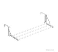 Telescopic Radiator Drying Rack Carbon Steel Towel Warmer Shelf | Adjustable 49-91cm Foldable Clothes Airer for Bathroom Laundry Space Saving