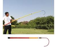 Telescopic Rescue Pole with Body Hook, Adjustable Insulated Tool for Emergency Situations, 2m (6.6ft) Rescue Tool for Automotive Workshops, Protection Against Electric Shocks