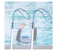Telescopic Rescue Pole with Hook for Emergency Water Safety, Floating Object Retrieval in Pools, Playgrounds, and Water Parks