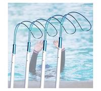 Telescopic Rescue Pole with Hook for Emergency Water Safety, Floating Object Retrieval in Pools, Playgrounds, and Water Parks