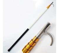 Telescopic Rescue Pole with Hook, Multi Use Safety Equipment for Pool, Playground, and Water Park Emergencies