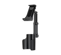 Telescopic rod and universal adjustable car holder for 360 degree rotating cups and devices for optimal front and back placement. Front Seat Holder