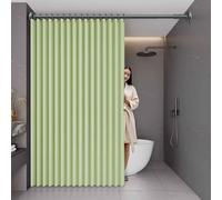 Telescopic Rod Folding Door Curtain Room Darkening Privacy Pleated Drapes with Magnetic Closure Ideal for Closet & Home 150x180cm (06)
