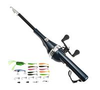 Telescopic Rod - Travel Portable Travel | Travel Folding Portable League Compact Rod Equipment for Sea, Lake, River | for Fishermen, Man