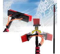 Telescopic rod water-bearing, cleaning brush rod extendable, solar photovoltaic panel cleaning tool, cleaning attachment, window cleaner sprinkler function
