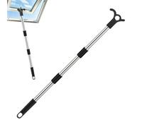 Telescopic Roof Window Opener 160cm Stainless Steel Hinge Hook | Extendable Rod With Hook For Opening And High . Great For Homes, Lofts, And Hard To Reach Places.