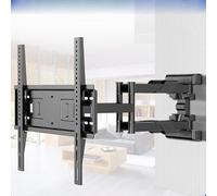 Telescopic Rotating Tv Wall Mount - With Articulating Swivel Extension Tilting Leveling Bracket, Max Vesa 400X400Mm Holds Up To 40Kg, For Large Tvs Up To 60 Inch