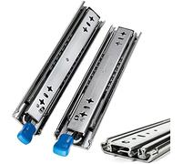 Telescopic Runners Full Extension Drawer Runners Slides, Heavy Duty Drawer Runners with Lock 120Kg Bearing Capacity, 1 Pair,(50In=1250Mm)