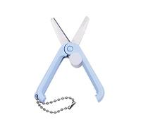 Telescopic Scissors Foldable Mini Scissors Small Craft Scissors Stainless Steel Scissors with Keychain for Scrapbooking Stainless Steel Scissors Telescopic Scissors Portable Safe-Pocket Travel