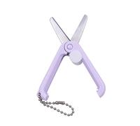 Telescopic Scissors Foldable Scissors Small Craft Stainless Steel with Keychain for Scrapbooking Foldable Portable Small Telescopic with Keychain