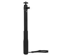 Telescopic Selfie Stick with Ballhead | 4 Sections Extendable to 93cm | Universal 1/4 ' ' Screw Hole for Phone Vlog/Video Recording/Live | Lightweight & Portable