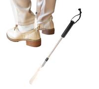Telescopic Shoe Horn - Extendable Stainless Steel Shoe Horn Flexible, Long Design, Adjustable to Shoe Shape, Comfortable Support for putting on and taking off Shoes | For Women and Women