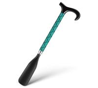 Telescopic Shoe Horn with Adjustable Length Stainless Steel ABS Green | Long Handled Design, Easy to Use at Home or Travelling, for Adults and Seniors