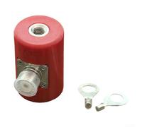 Telescopic Shortwave Antenna Base Kit with M10 Thread & SO239 Adapter for 13.5-55 MHz Amateur Radio, Compatible with USDX/QRP Transceivers(base red)