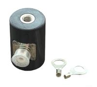 Telescopic Shortwave Antenna Base Kit with M10 Thread & SO239 Adapter for 13.5-55 MHz Amateur Radio, Compatible with USDX/QRP Transceivers(Base black)