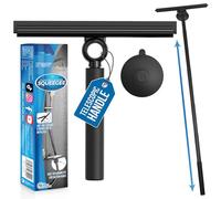 Telescopic Shower Squeegee - 97cm Extendable - Squeegee with Rubber Lip - Shower & Bathroom Glass Cleaner