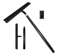 Telescopic Silicone Shower Brush & Window Cleaner, Adjustable Handle for Bath, Glass, Car - High Reach Window Cleaning Tool